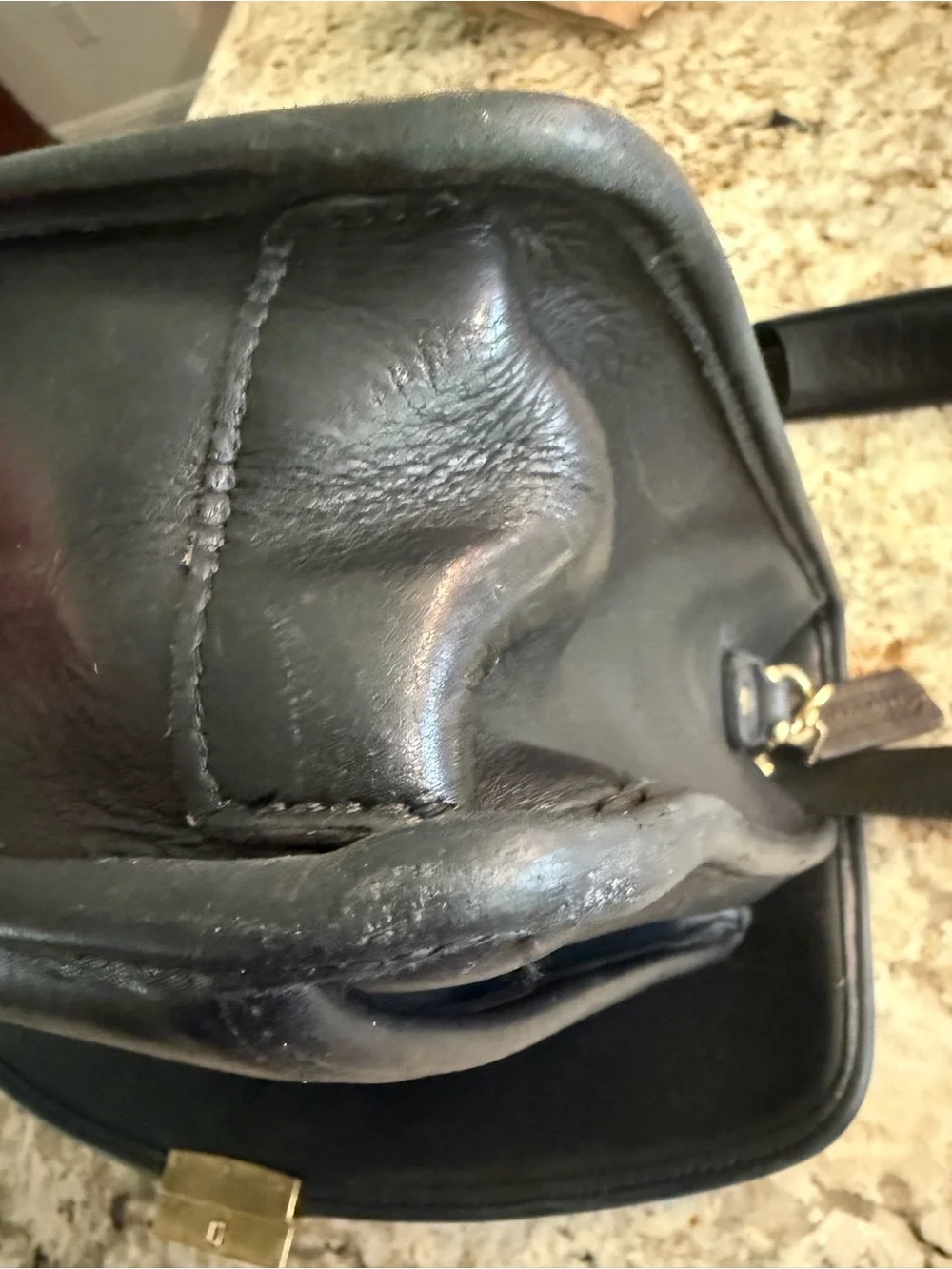 Vintage Coach leather briefcase